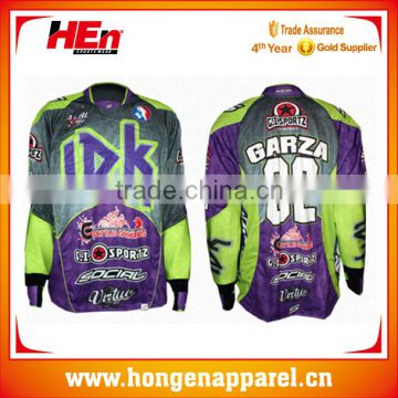 Sublimation Custom Made Wholesale Paintball Jerseys In China