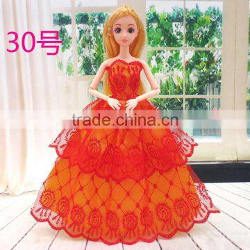 Wholesale 29cm barbie doll dress up games for girls