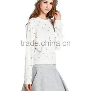 Customize Lady Outdoor Wear Fashion Design Top Stitch Sweatshirts photo-2