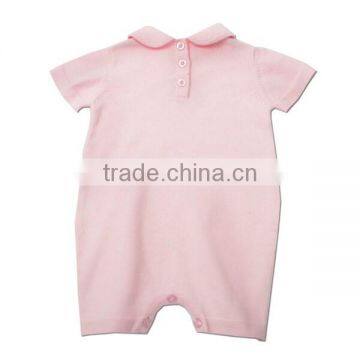 Girls Fancy Sweater Blank Infant Solid Color Baby Rompers photo-2