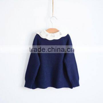 New Design Girl Fashion Pullover Kids Crochet Candy Color Sweater photo-6