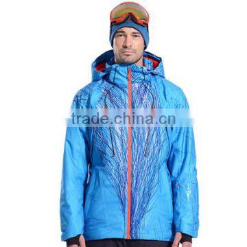 Men Outdoor Winter Clothing OEM Colourful Ski Jacket photo-4