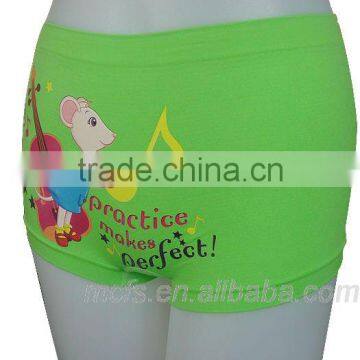 Funny paint women underwear panty sexy mature seamless ladie's boxer shorts panty