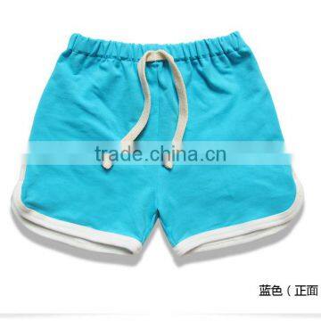 Top Quality Custom Apparel Cheap Quick Dry 100 Cotton Plain Children Sports Shorts