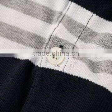 New Design Hot Selling in China Custom Mens Polo Collar Striped t Shirt photo-5