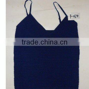 simple plain seamless women camisole vest