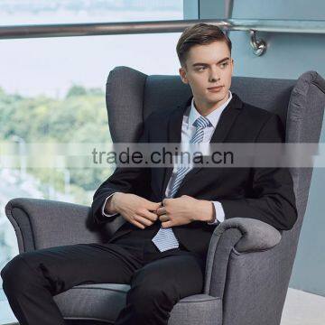 OEM Wholesales Office Men Wear Uniform Black Fashion Mens Suits photo-5