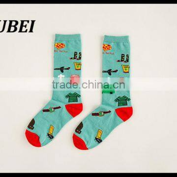 2016 New Winter Personality Color Pattern Cotton Socks photo-4