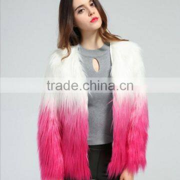 2017 fake fur new autumn and winter women fur fur coat long sleeves women sweater coat