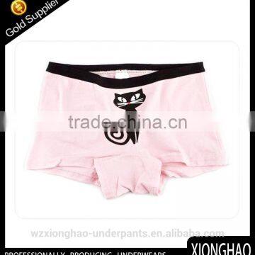 China manufacture cute boxer cotton cat underwear for middle east market