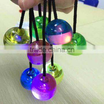 Flashing Led Light Up Finger Fidget Thumb Chucks Anti Stress Toys Multi Colors Finger LED Yo Yo Ball photo-4
