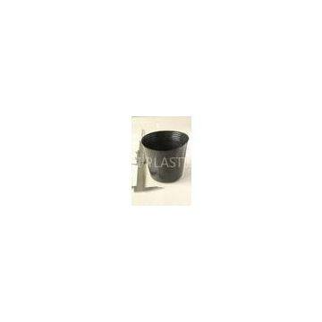 HDPE Black Plant Pots 120MM , eco-friendly and flexible for flower