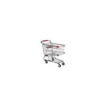 Power Coating Steel American Style 120L, 125L, 150L, 180L Supermarket Shopping Trolleys