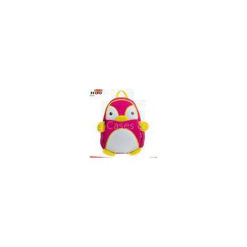 3D Cartoon Penguin Kids School Backpacks with 190T Polyester Lining Material