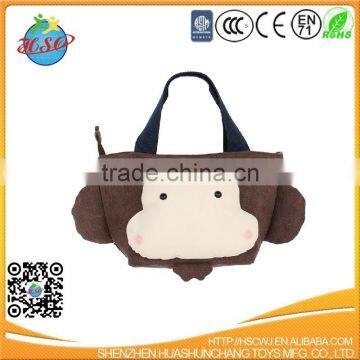 cute animal plush shopping bag