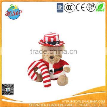 cute plush Christmas bear toy kids gift