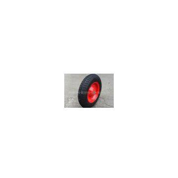 Red Wheel Barrow Tyre