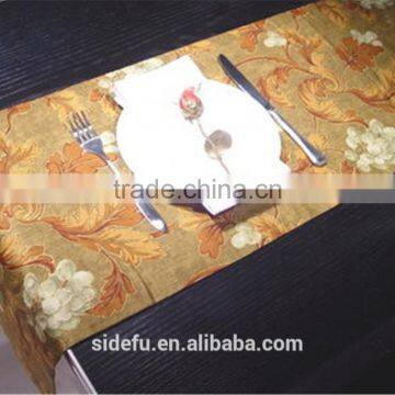 Luxury Jacquard Custom Damask Restaurant Table Runner photo-3