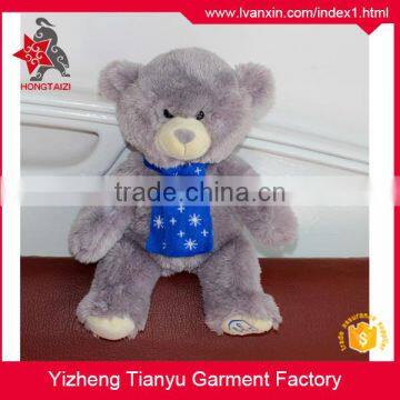 Kids gift high quality soft fancy material stuffed bear plush toy custom teddy bear