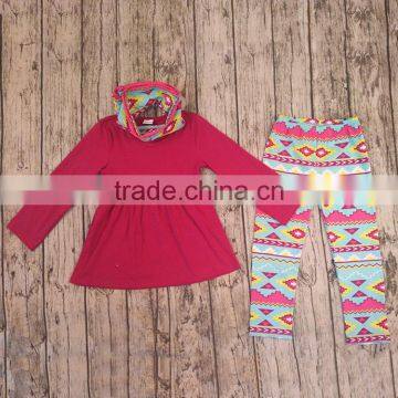 Yawoo Green Cotton Dress Match Christmas Tree and Scarf 3 Pcs Christmas Set Cheap Toddler Boutique Clothing