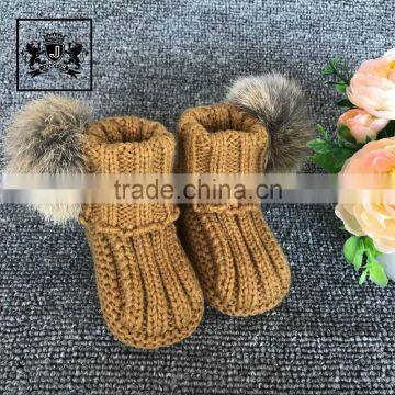 Wholesale Comfortable Handmade Baby Won Shoes Toddler Booties Crochet Pattern