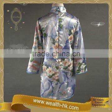Floral Pattern Chinese Style Qipao Fancy Dress photo-6