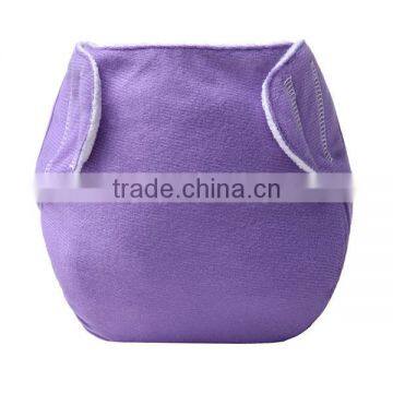 purple color design reusable summer training pants infant diaper cloth