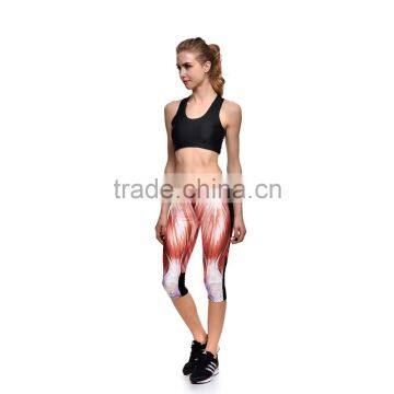 New printed custom sexy girls tights galaxy muscle leggings