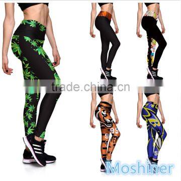 Latest OEM Design Sports Wear by Digital Printed Fashionable Yoga Leggings Sportswear photo-3