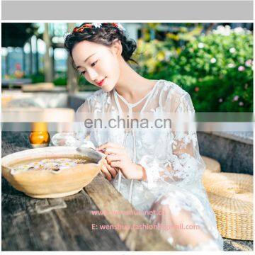 2016 Summer Pure Color Sexy Crochet Lace Dress