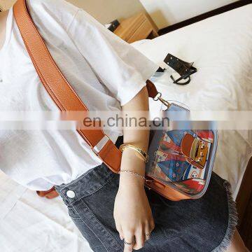 2017 The New Tide Spring Transparent Fashion Printed Shoulder Bag photo-6