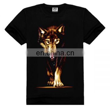 Wolf print t shirts for boys,sport new pattern t-shirts