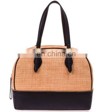 Designer Shoulder Lady Fashion Travel Straw Satchel Bag