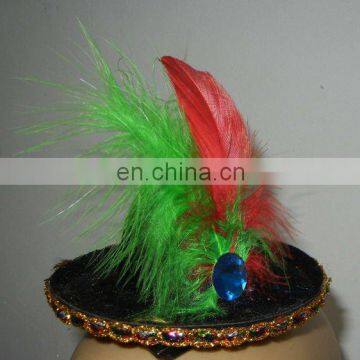 Party Carnival headband/mini top hat with clip/mini top Clip in hat MPA-0155