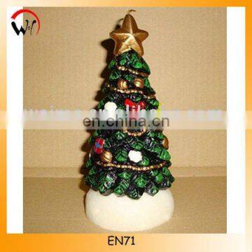 Craft Xmas tree candle