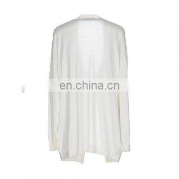 2017 Latest Design Lady Top as Long Sleeve Cardigans for Women Made of Wholesale Silk Fabric photo-4