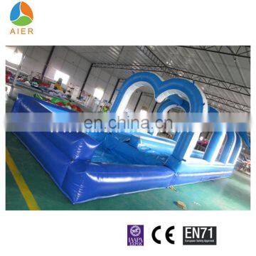Double Lane Inflatable Water Slide, Dolphin Inflatable Water Slides, Ocean Theme Water Slide photo-2