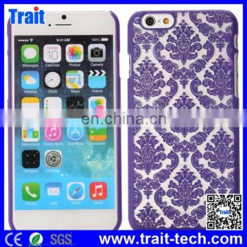 Retro Royal Court Flowers Pattern Hard Case for iPhone 6 4.7 inch