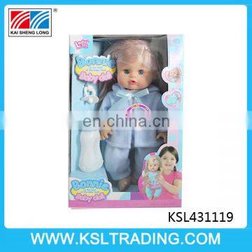 14 inch pee cheap reborn baby dolls with twelve sounds IC