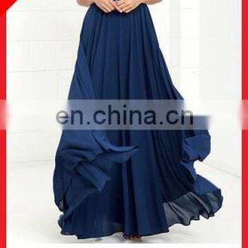 Elegant navy blue maxi dress manufacturer