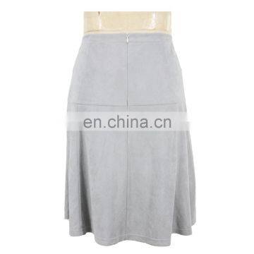 2017 Suede Mid-aged Women Formal Summer Skirt Guangzhou Clogthing photo-2