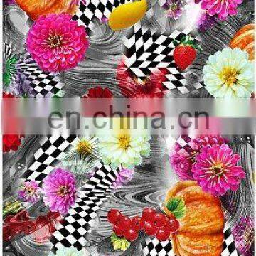 polyester knit 280gsm scuba fabric digital printed