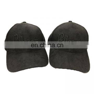 Wholesale Hot Selling 3D Embroidery Custom Promotional Suede Baseball Cap photo-3