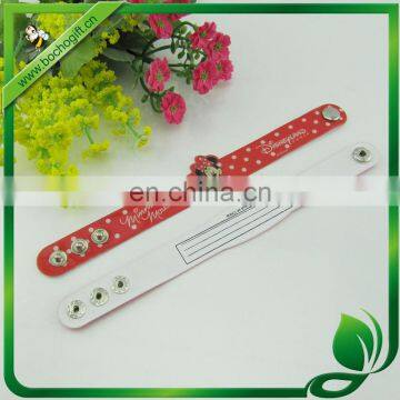 pvc snap on bracelet