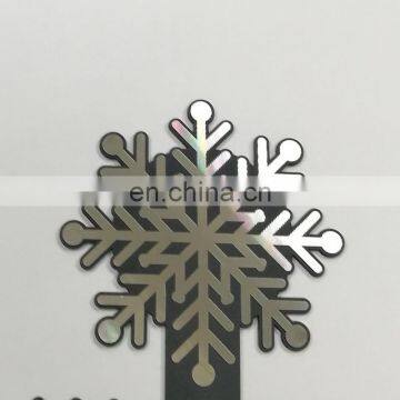 custom big metal engraving snowflake bank logo plates