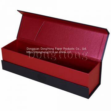 Magnetic Flip-top Pearl Paper Wine Boxes