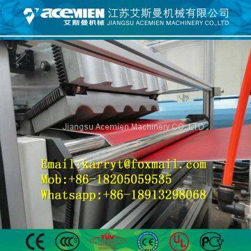 Plastic composite glazed roof sheet machine