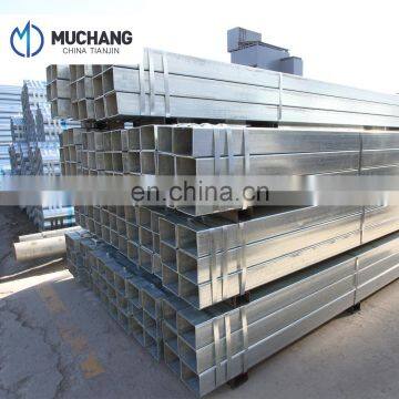 Original factory warranty hot dip galvanised/galvanized mild steel square and rectangular tube