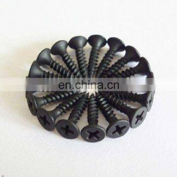 Factory Price High Quality Black Fine Thread Drywall Screw Phillips Flat Bugle Head Drywall Screw