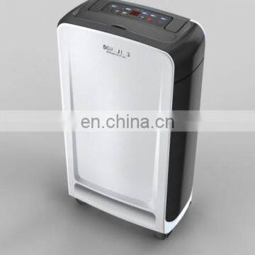 12L/day home humidity removing Dehumidifier machine with wheels